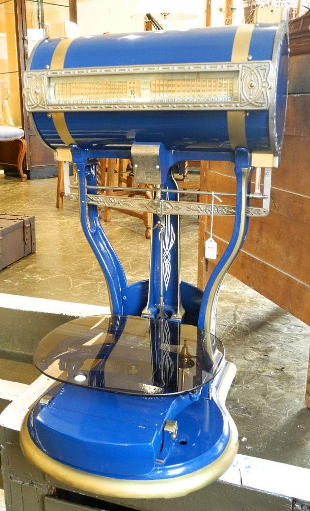 Vintage Commercial Scale "Style No. 144", 30 3/4" high, (1 of 3)