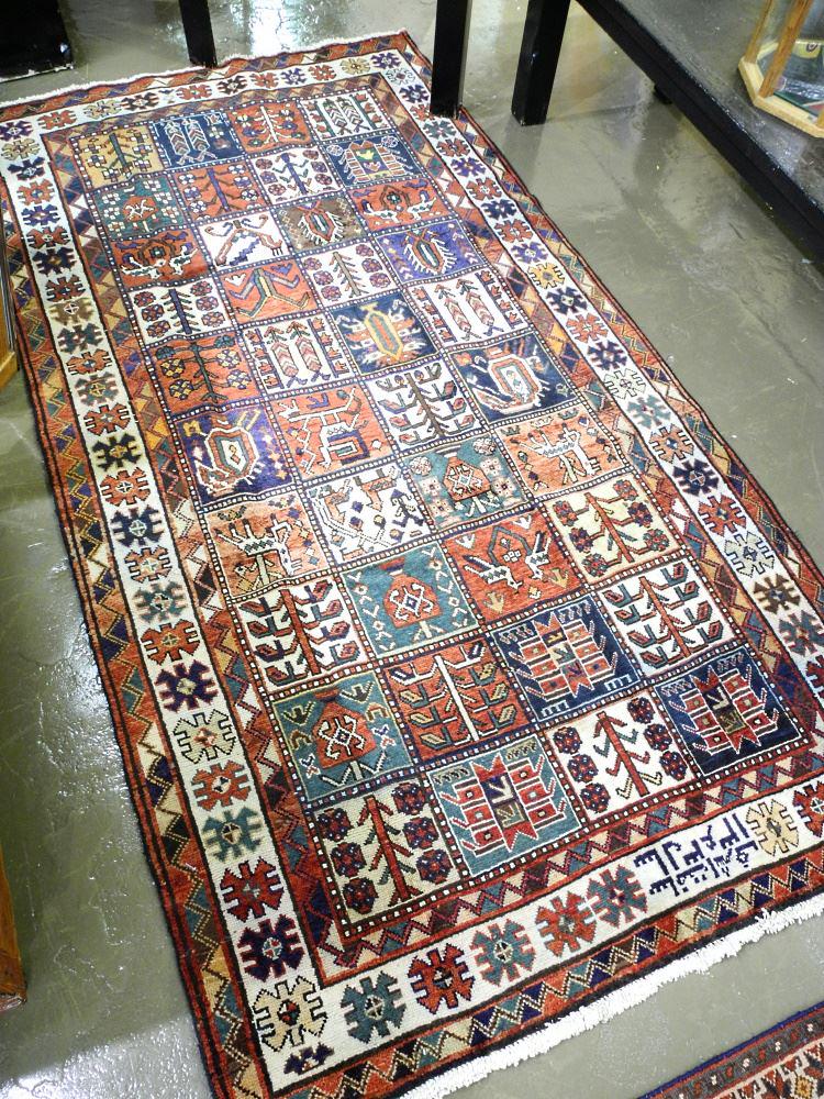 Hamedan Carpet, Approximately 9'6" x 4'11", Signed/ (1 of 5)