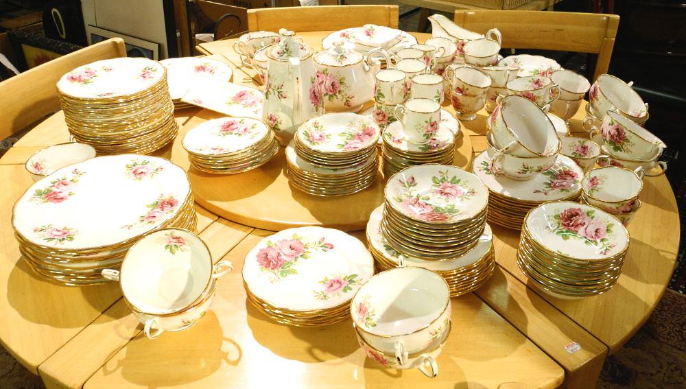 Set of Royal Albert "American Beauty" Dinner China, (1 of 1)