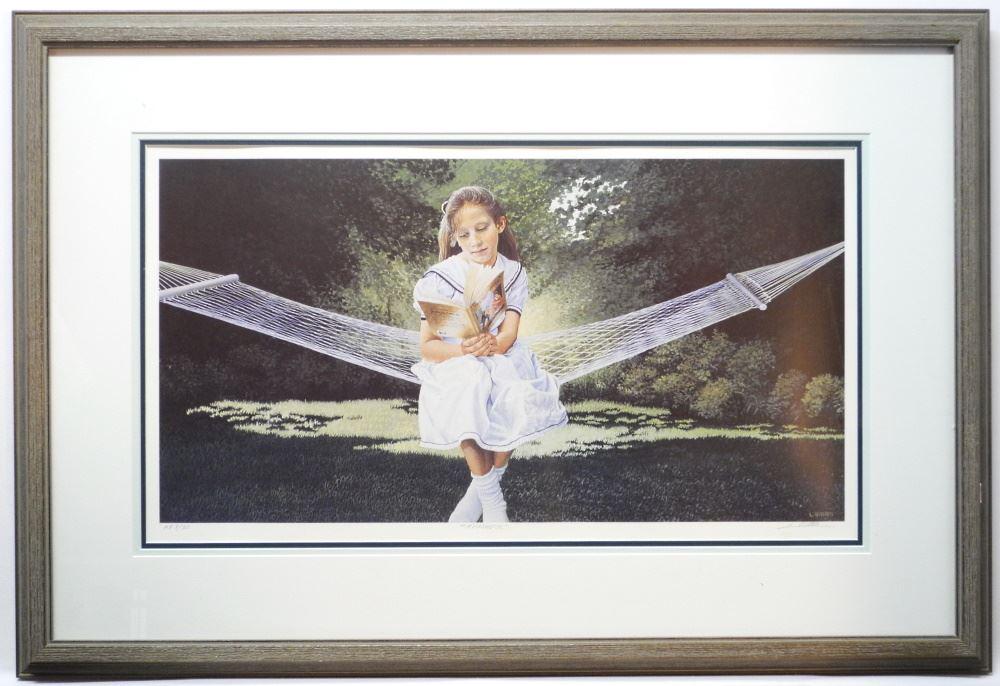 Limited Edition Print signed L (Len) Gibbs, 13 5/8" x (1 of 3)