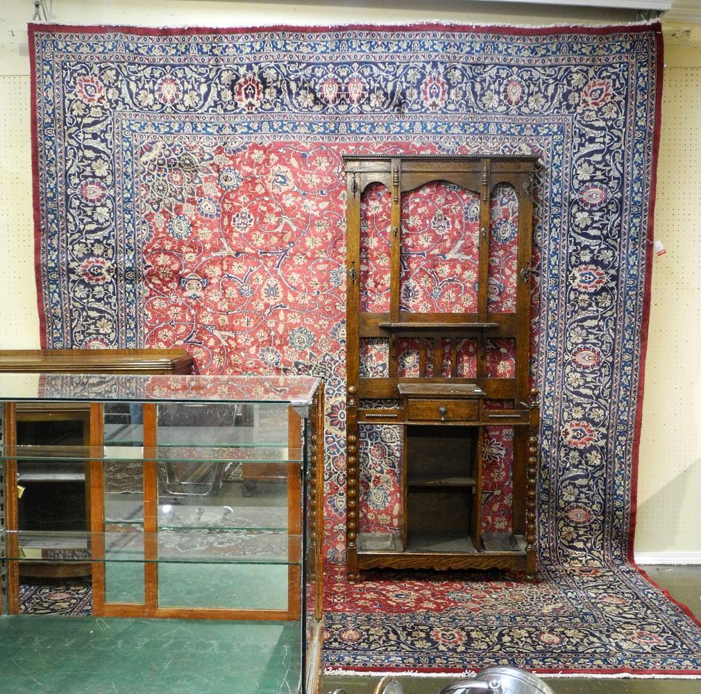 Kashmir Carpet, Approximately 12'3" x 9'7". (1 of 5)