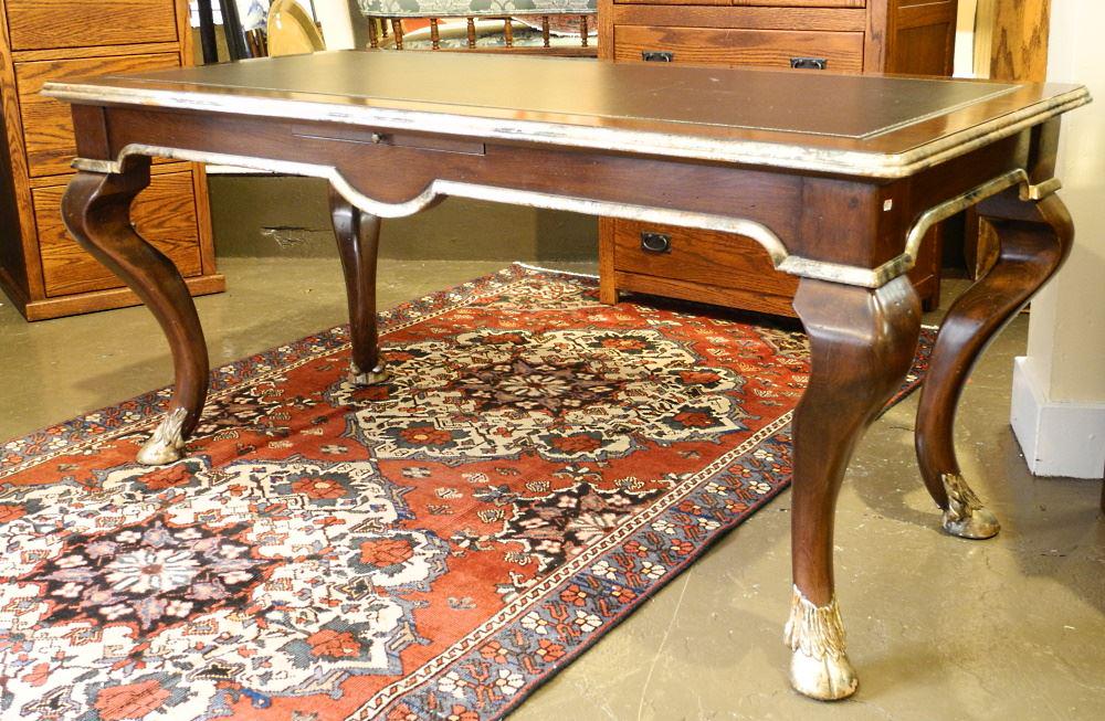 William Switzer Horse Leg Table, 65" x 32" x 30". (1 of 3)