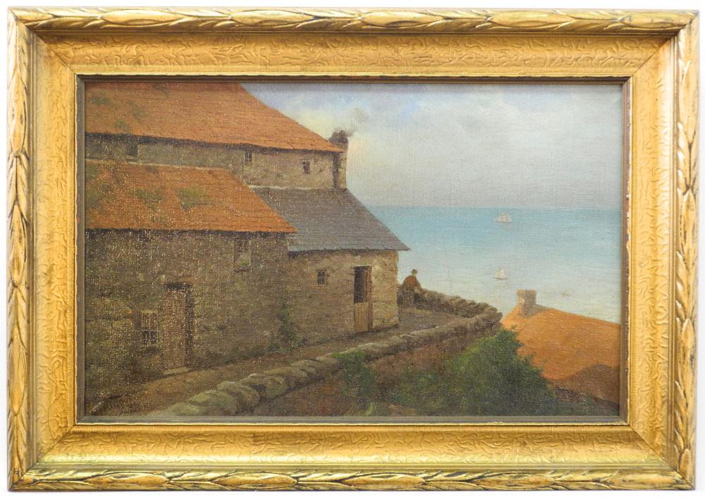 Oil on Canvas signed A. (Alexander) M. Fleming, 9 5/8 x (1 of 3)