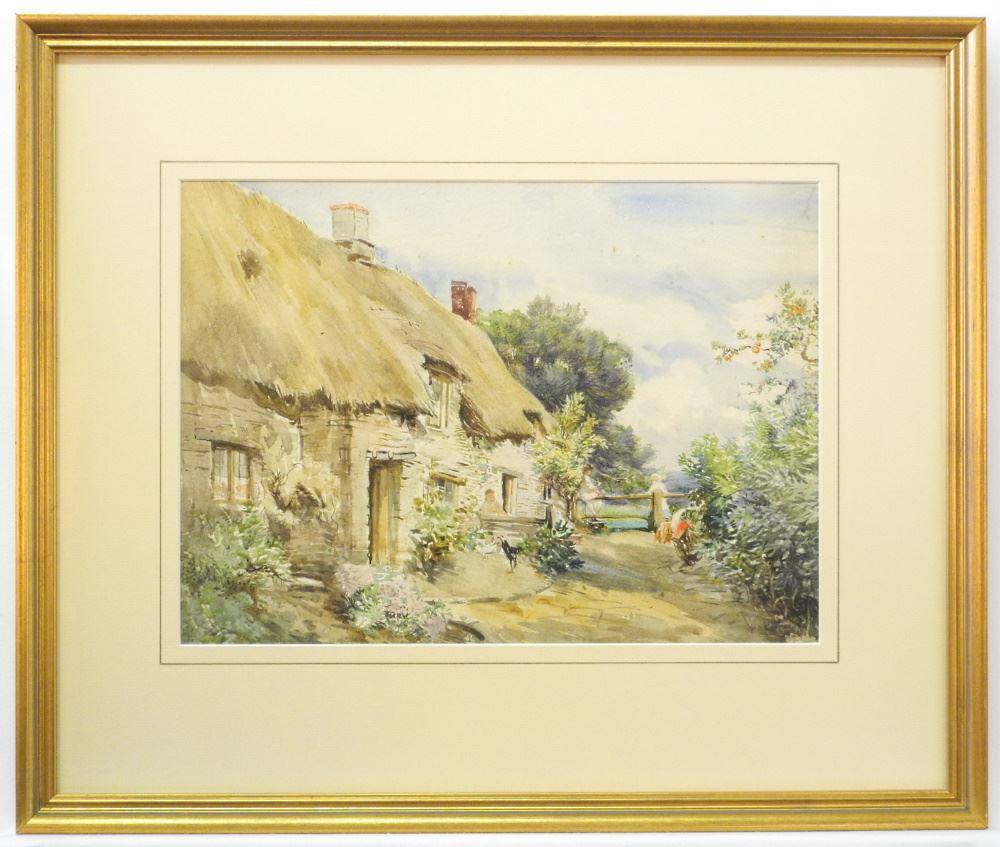 Watercolour signed W (William) Cooke, 10 1/4" x 14 (1 of 5)