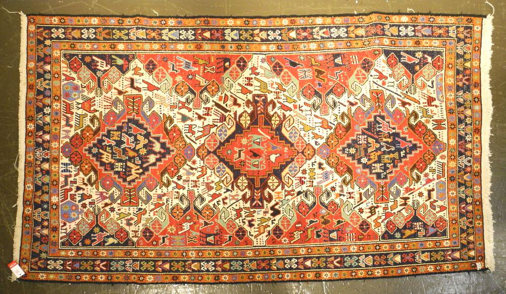 Antique Persian Wool Carpet, approximately 6'8" x (1 of 7)