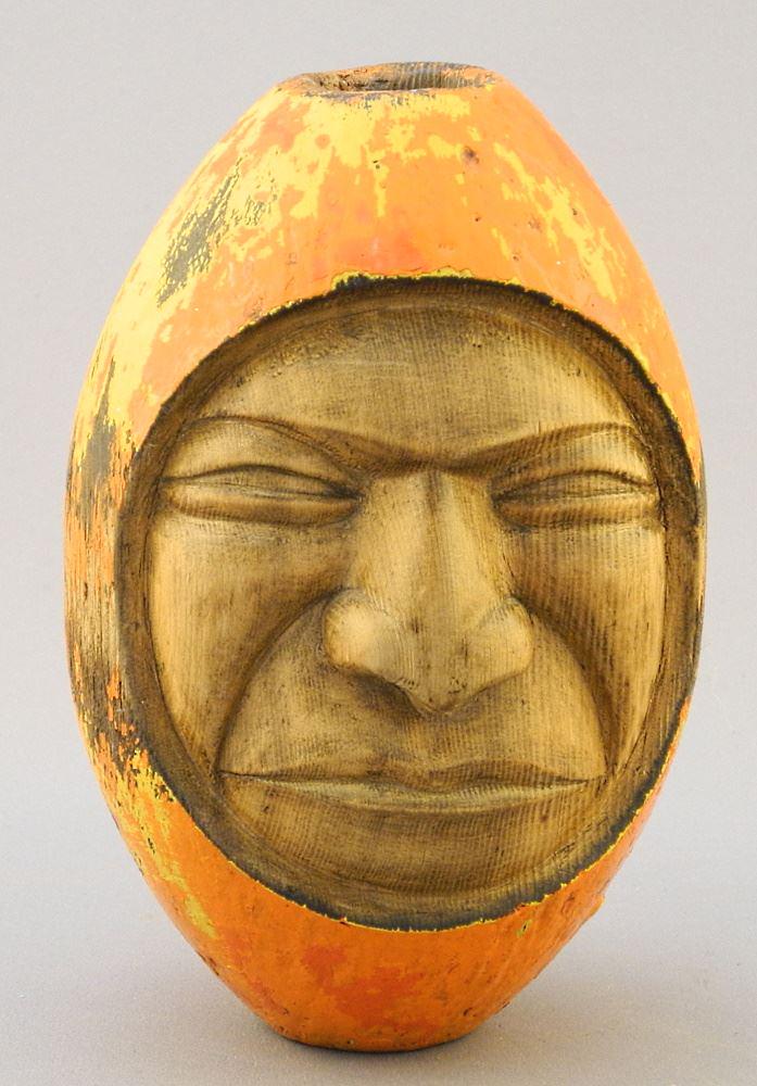 Northwest Coast Carved Net Float, 5 3/4" High, (1 of 2)