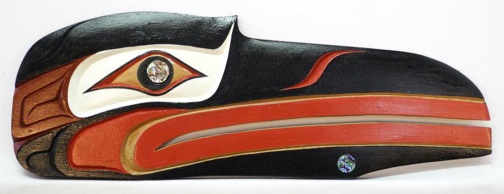 "Raven" Plaque Signed Jonathan Jacobsen / 2021, 21" (1 of 2)