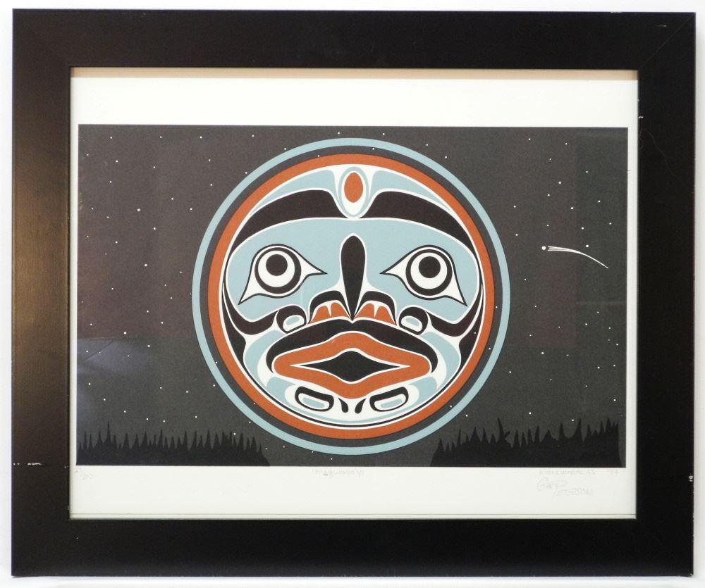 Serigraph Signed Gary Peterson, 11 3/4" x 19", (1 of 2)