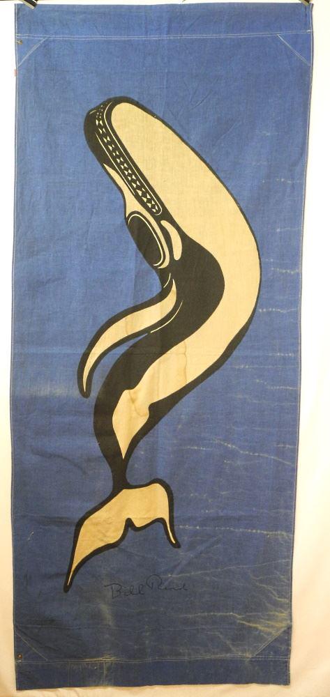 2 Bill Reid Design Street Sign Banners, Signed, 75" x (1 of 6)