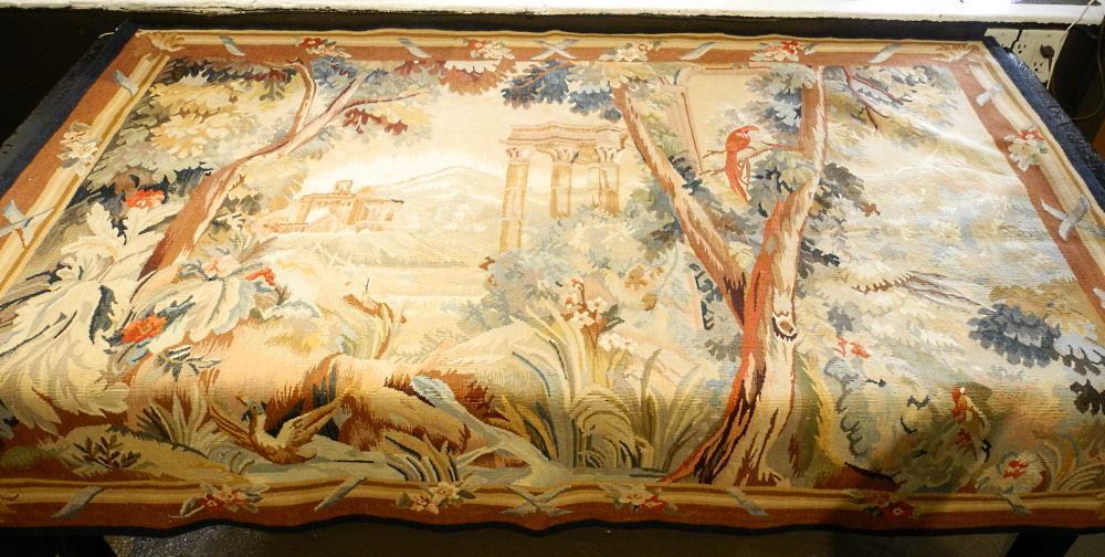 Tapestry Panel "Baroque Landscape", Approximately 4' x (1 of 5)