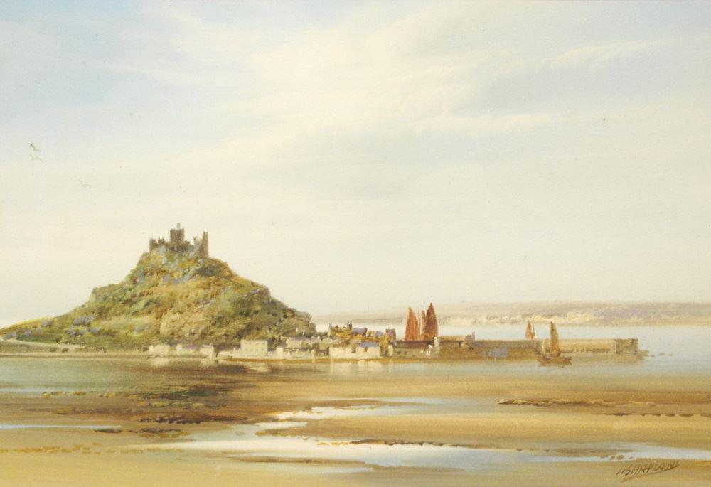 Watercolour & Gouache Signed J.(Jim) Shapland, 13 3/4" (1 of 8)