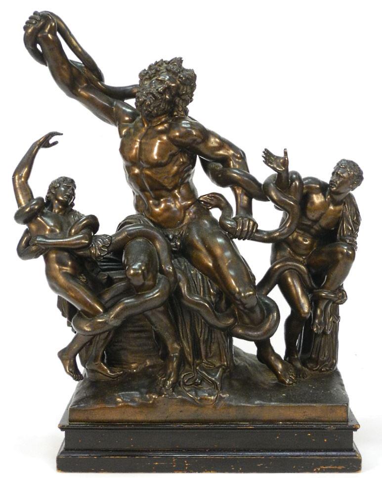Reproduction Spelter Figure of Laocoon, After the (1 of 5)