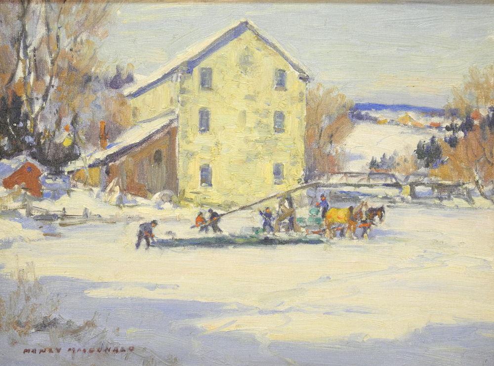 Oil on Board Signed Manly MacDonald, 11 5/8" x 15 (1 of 13)