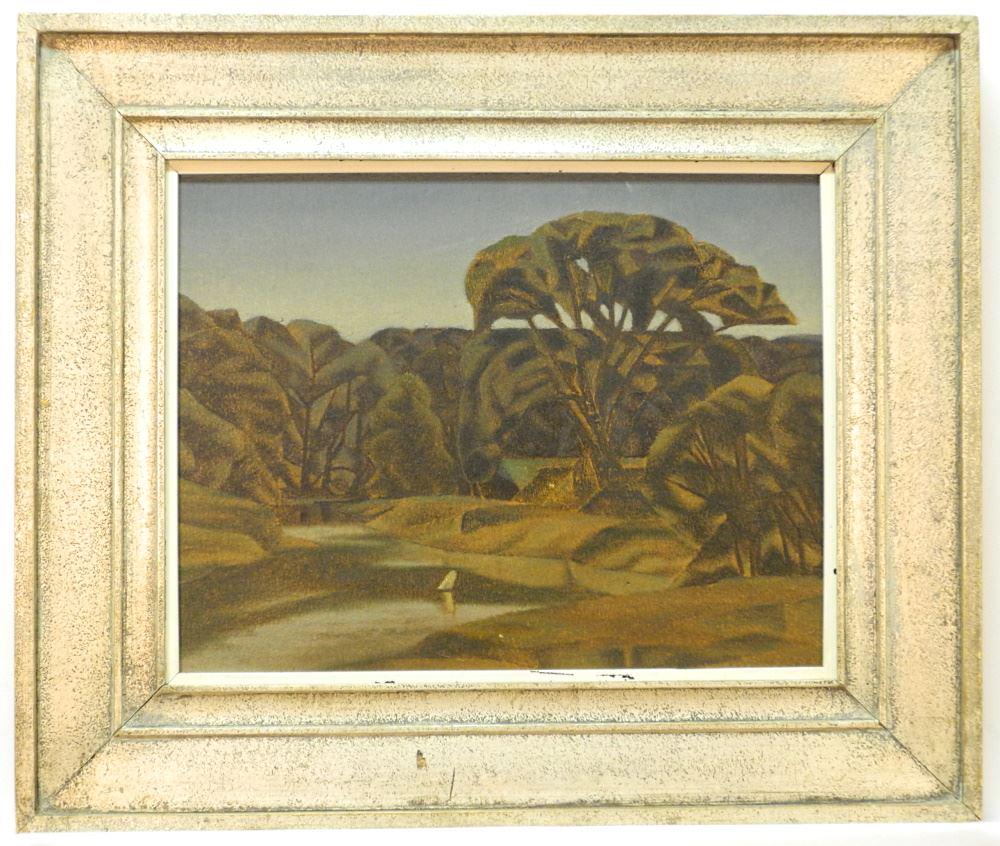 Oil on Board attributed to Bertram Brooker, 11 x 14 (1 of 10)