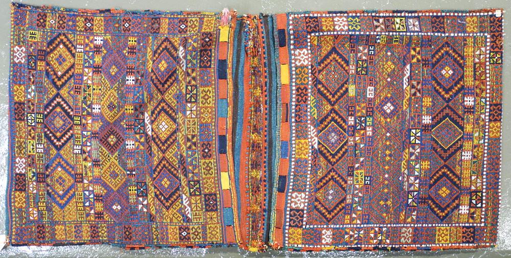 Kurdish (Hakkari) Camel Bag, Approximately 6'3" x 3'. (1 of 4)