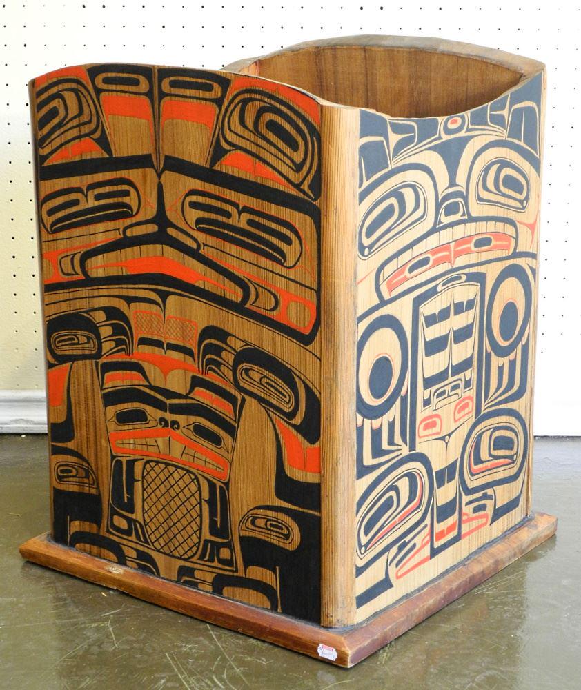 Haida Bentwood-Style Box Signed with Remarque 2013, 21 (1 of 8)