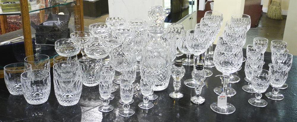 Lot of Waterford "Colleen" Crystal Stem Ware. (1 of 3)