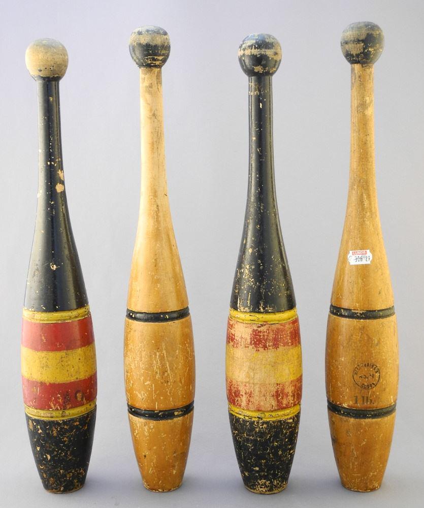 2 Pairs of Indian Clubs. (1 of 1)