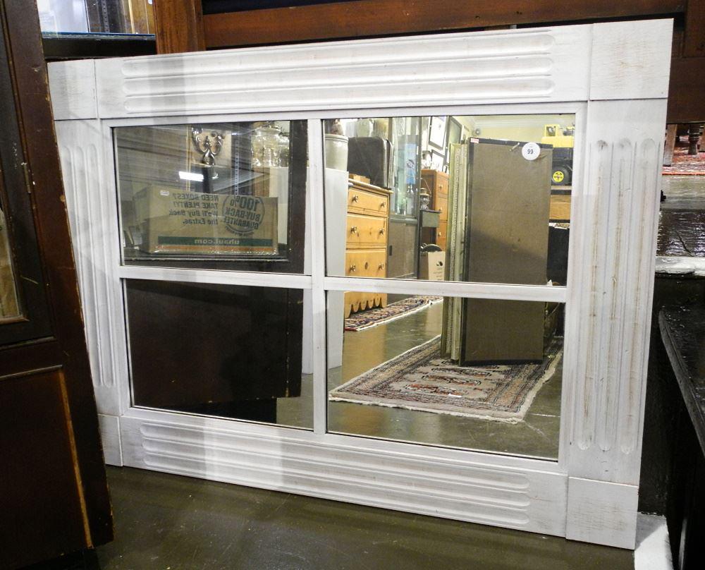 Framed 4 Part Mirror, 46" x 34". (1 of 1)