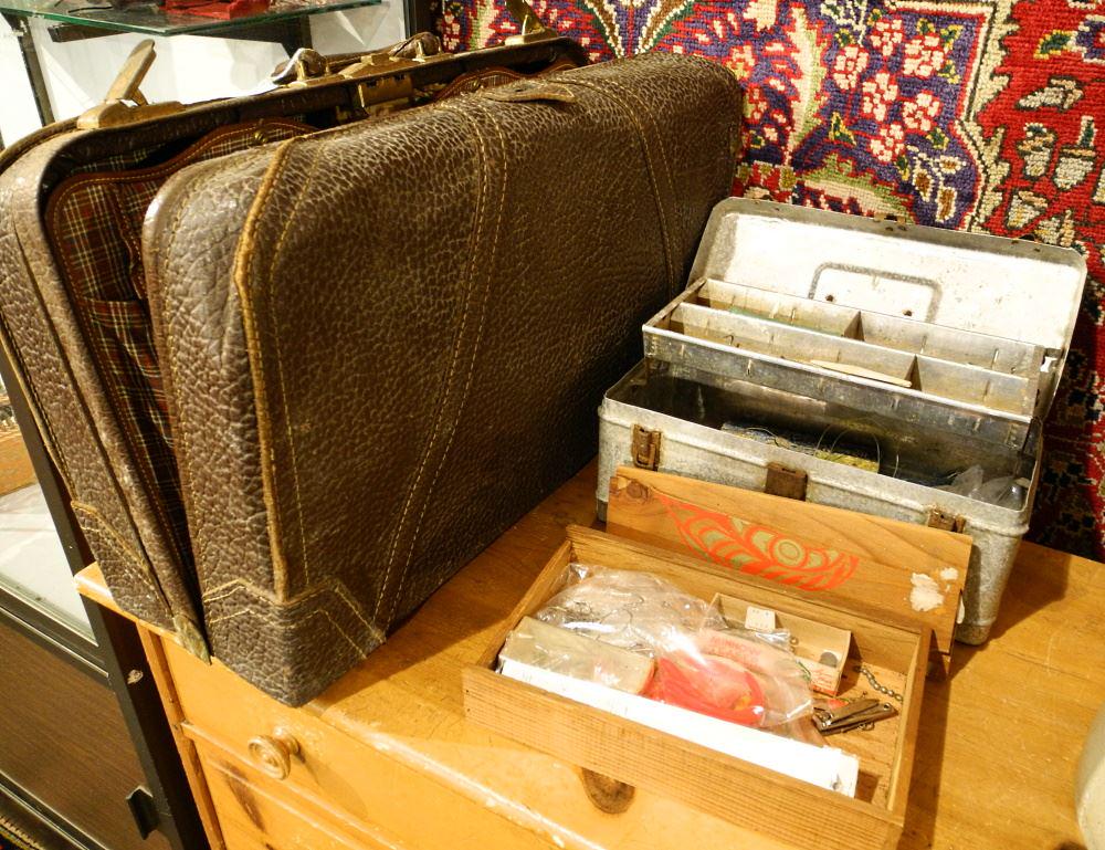 Group of Lures, Tackle, Etc. In Doctor's Case Including Boxes.: Group of Lures, Tackle, Etc. In Doctor's Case Including Boxes.