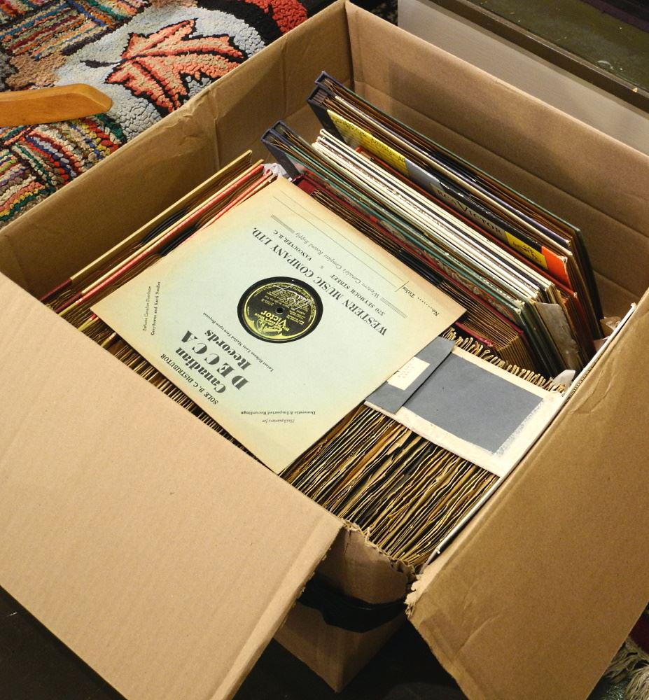 Collection of 78 RPM Records with List, One Signed Duke Ellington. (1 of 1)