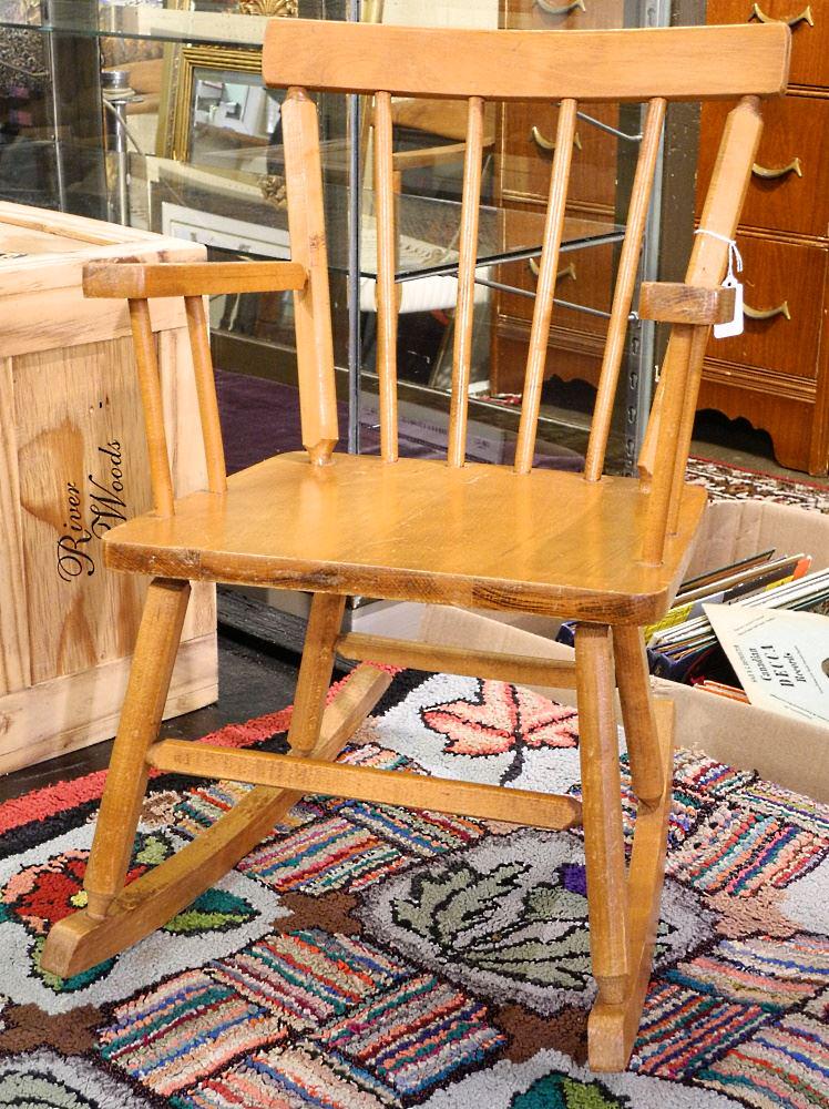 Child's Rocking Chair, 23 1/4" High.: Child's Rocking Chair, 23 1/4" High.
