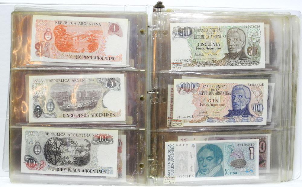 World Bank Note Collection Binder #1: Afghanistan - Austria. (1 of 2)