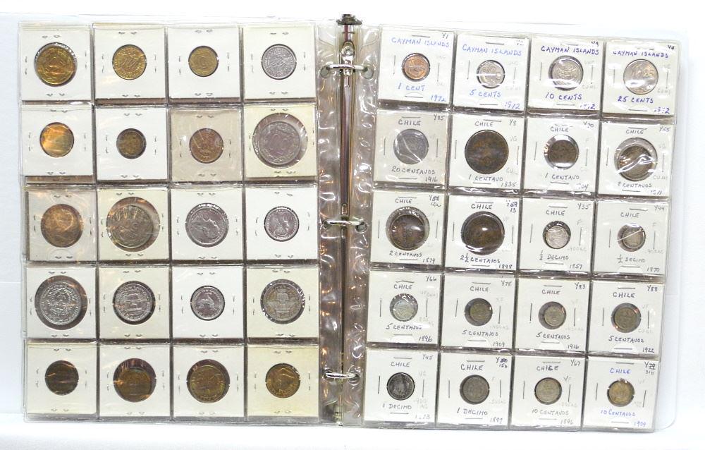 World Coin Collection Binder #3: Belize - Columbia. (1 of 2)