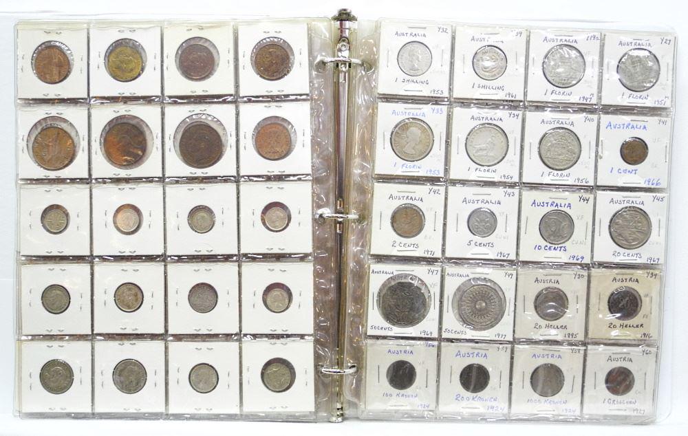 World Coin Collection Binder # 1: Afghanistan - Bangladesh. (1 of 2)