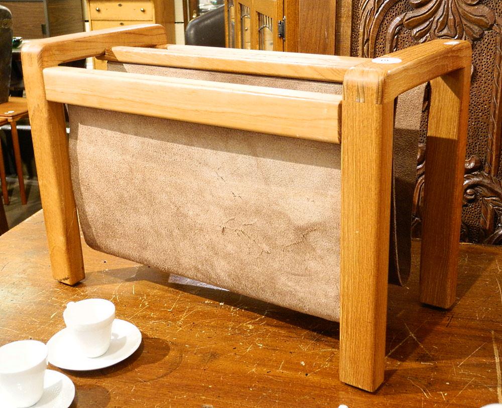 Salling Stole Fabrik Danish Sling Magazine Rack, 28 3/4" Wide. (1 of 1)