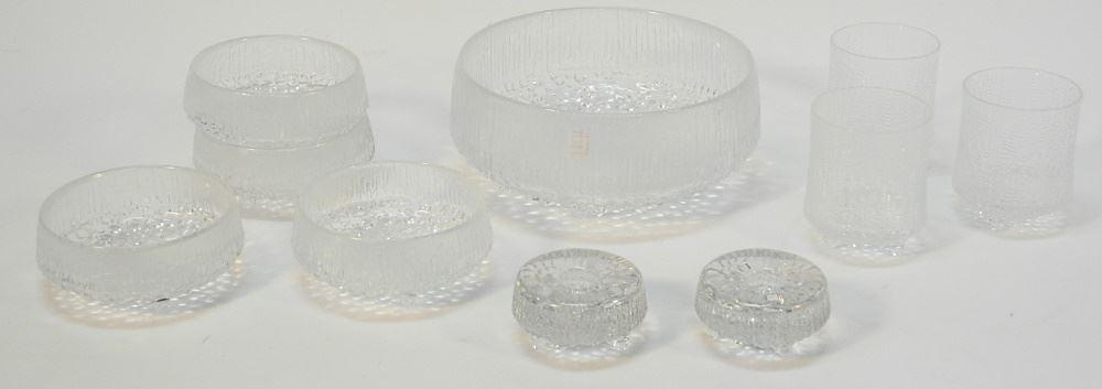 Collection of Iittala Ultima Thule Glassware, 10 Pieces. (1 of 1)