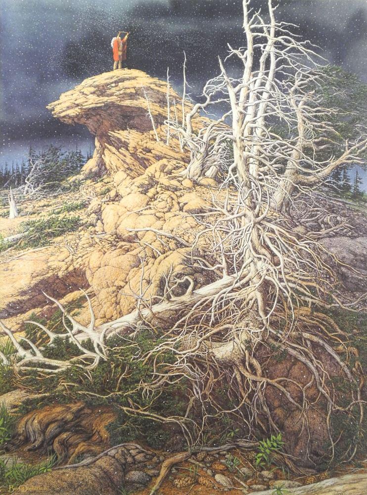 Print By Bev Doolittle, 28" x 20 1/2", "Prayer For the Wild Things". (1 of 4)