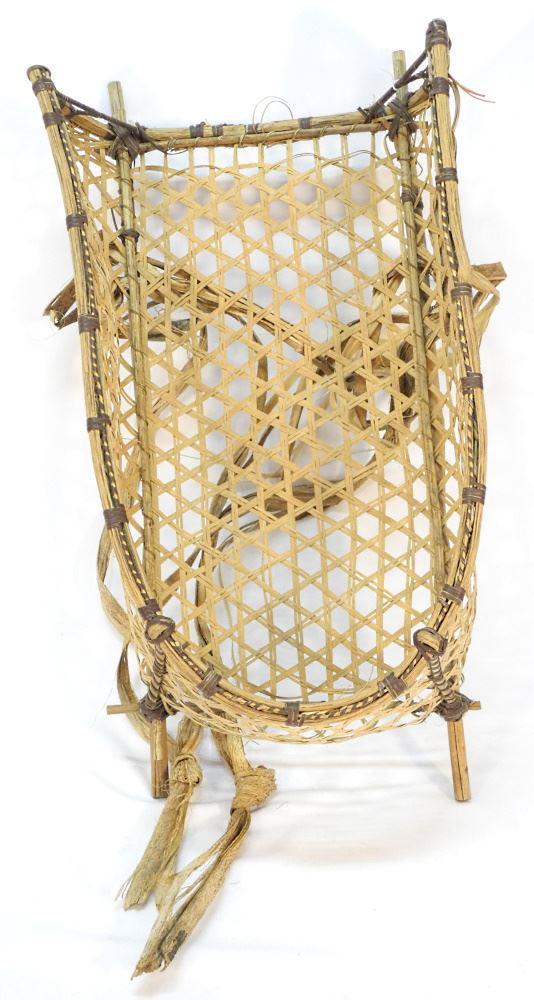 Woven Fibre Cradleboard, 31" High. (1 of 2)