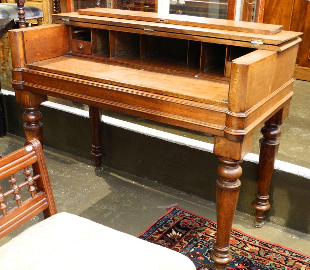 Spinet Desk, 35" x 43".: Spinet Desk, 35" x 43".