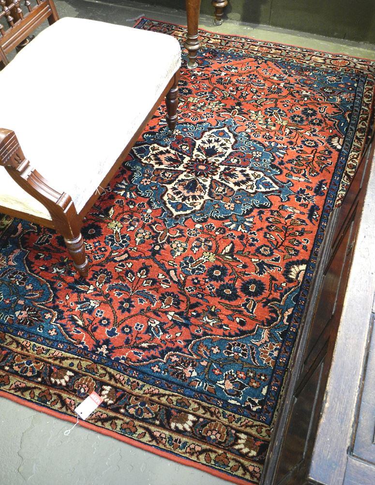 Hand Knotted Persian Carpet, Approximately 80" x 58 1/2". (1 of 3)