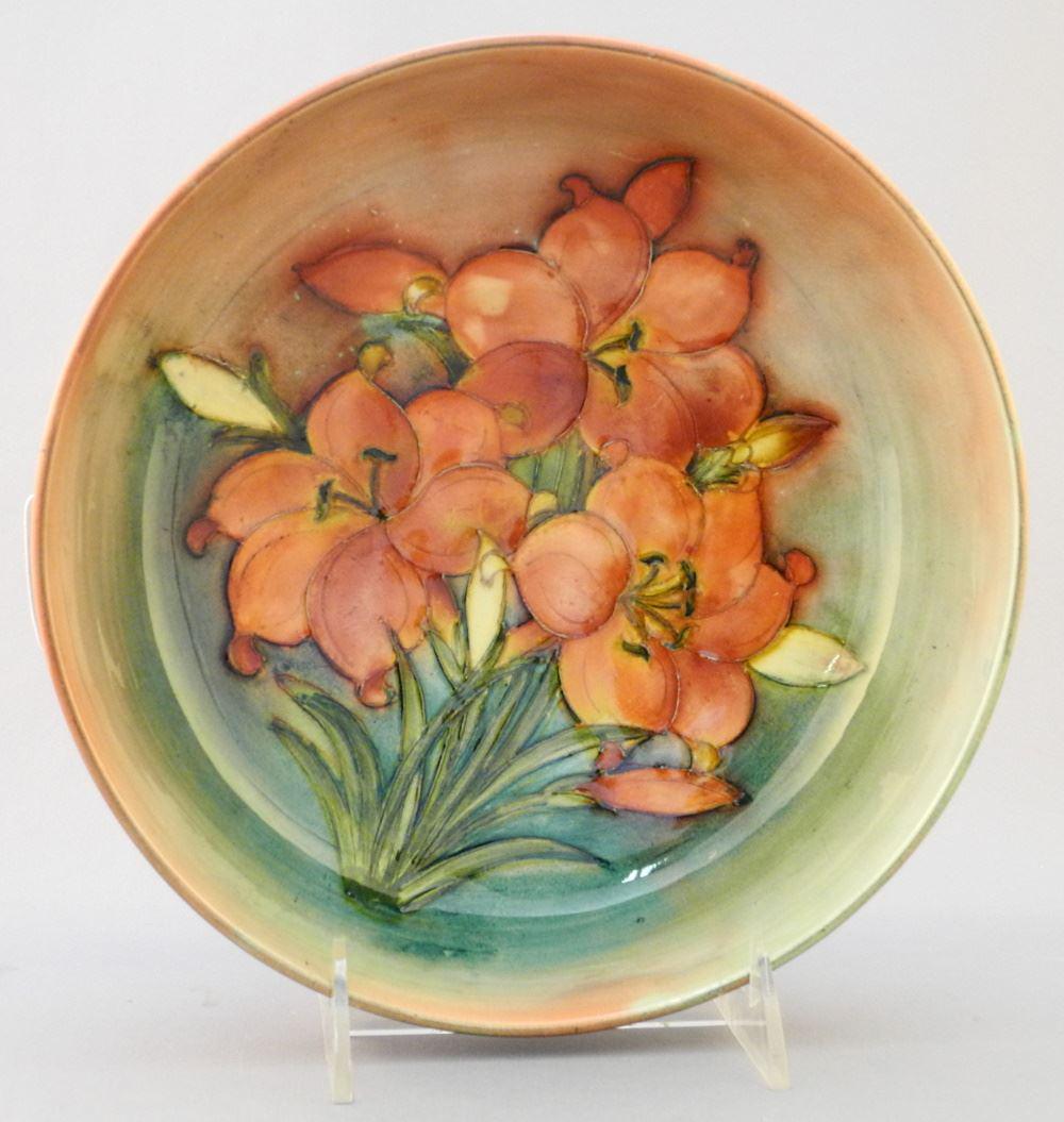 Moorcroft "Freesia" Bowl, 8 1/4" diameter. (1 of 4)