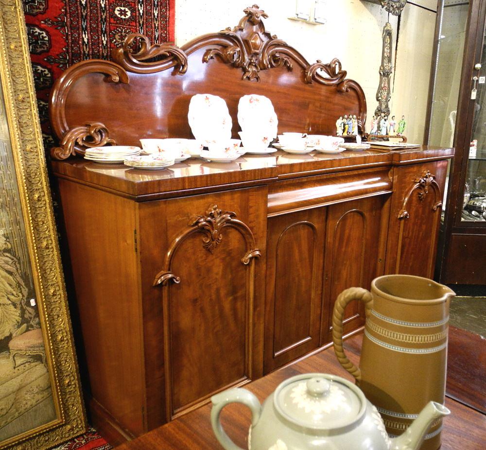 Victorian Mahogany Sideboard, 71 1/2" Wide. (1 of 3)
