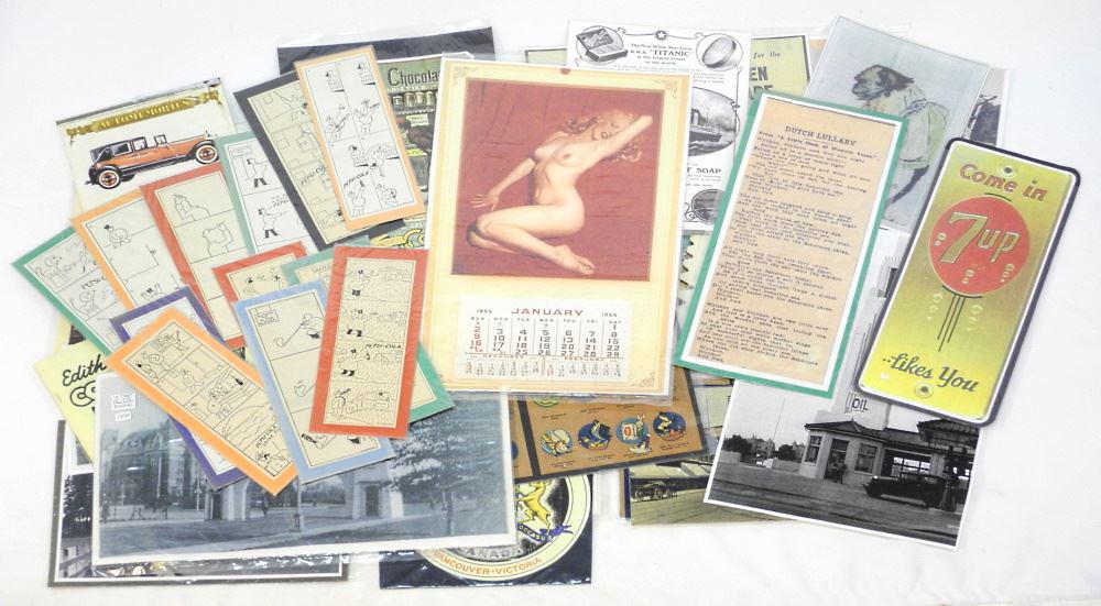 Box of Paper Ephemera. (1 of 4)