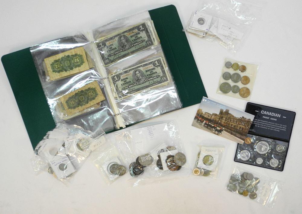 Collection of International Coins & Notes. (1 of 2)