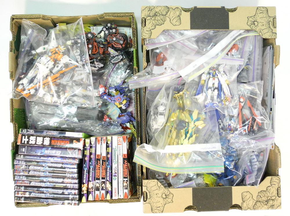 Collection of Various Gundam Figures / DVD's/ Manga/ Games. (1 of 3)