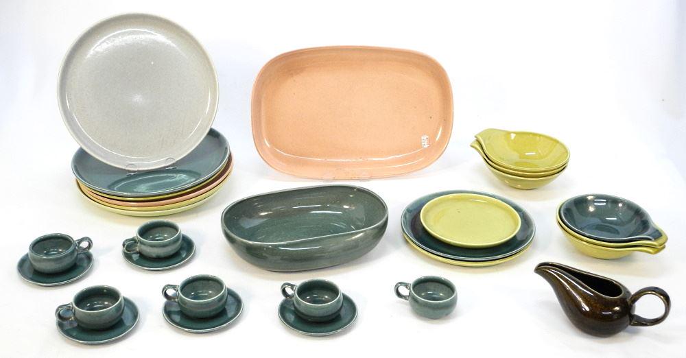 Collection of Russell Wright Pottery 13" - 3". (1 of 2)