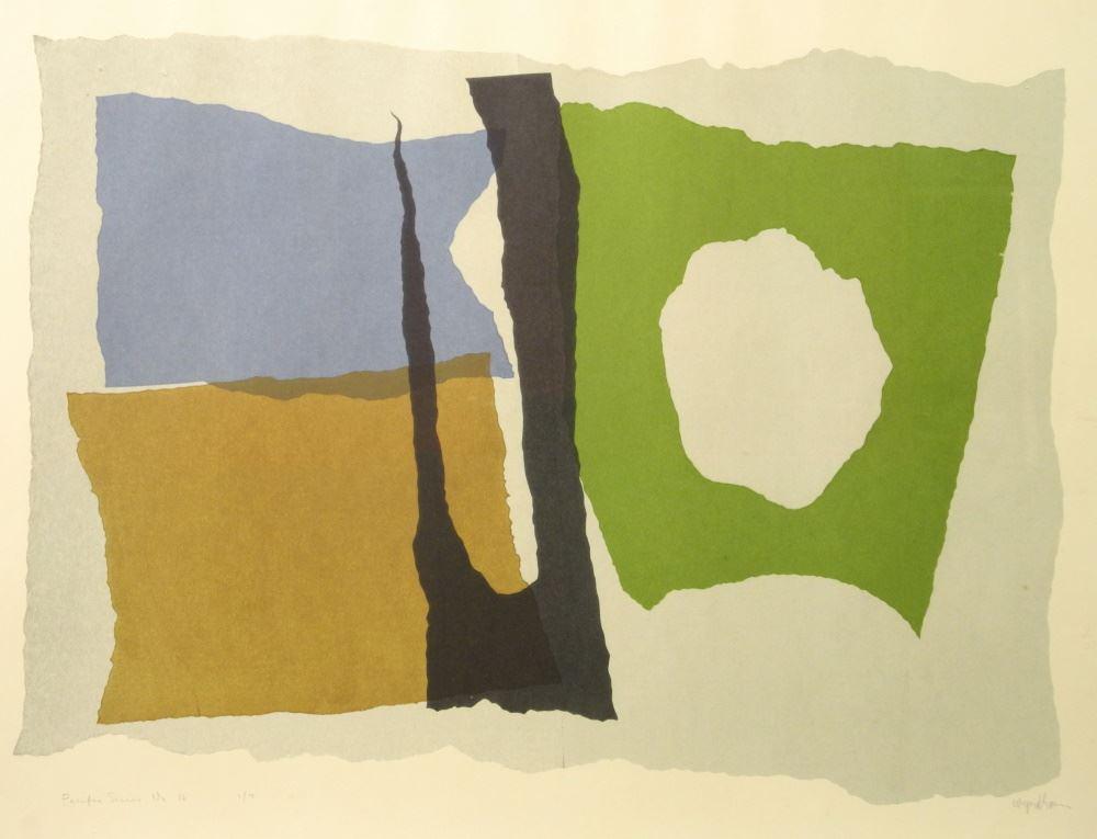 Serigraph Signed Richard Wyndham, 20" x 26", "Pacific Series #16". (1 of 3)