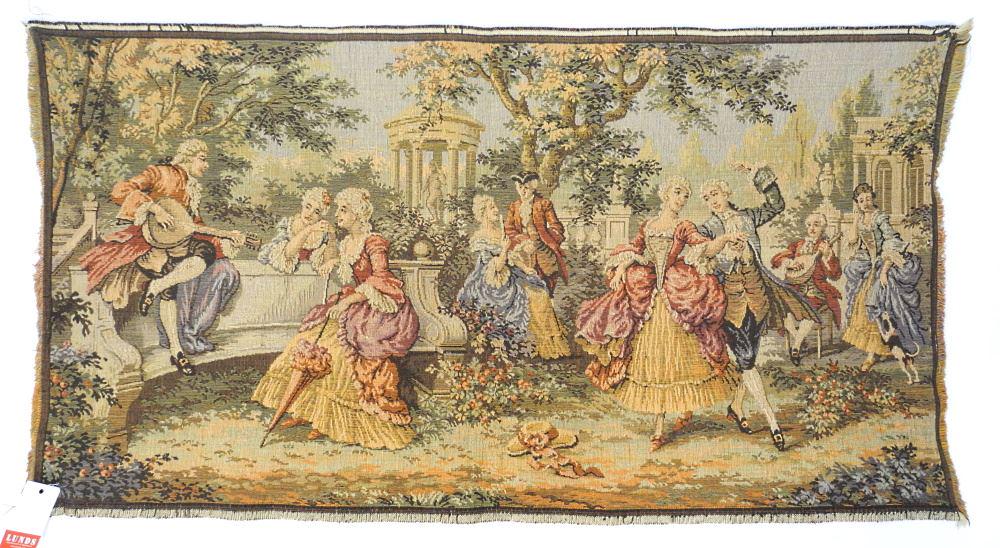 Belgian Tapestry Panel, 37 1/2" Wide. (1 of 1)