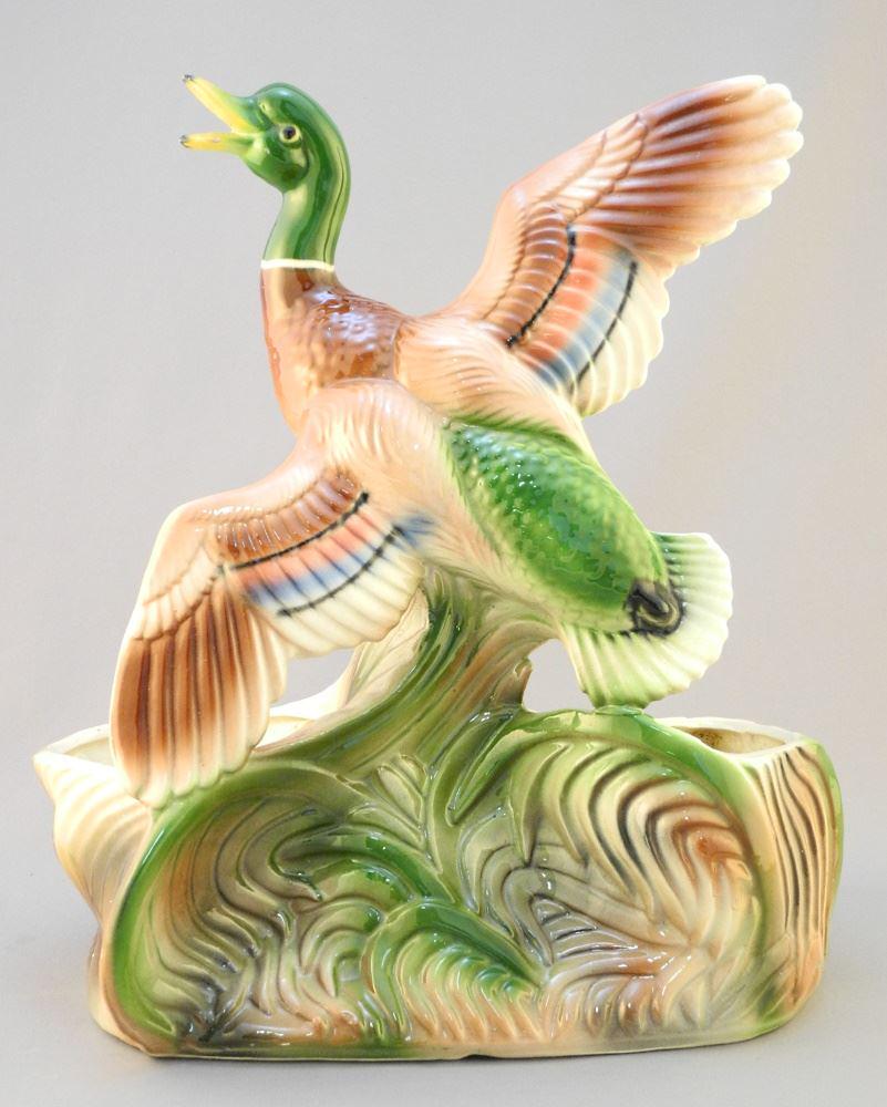 Maddox Pottery Duck Lamp, No Bulb/ Cord. (1 of 2)