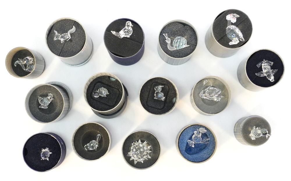 Group of Swarovski Crystal Figurines with Boxes. (1 of 5)