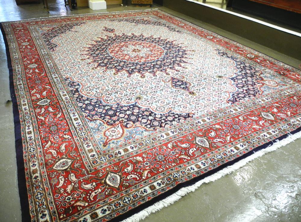 Persian Carpet, Approximately 13'10 1/2" x 9'10". (1 of 6)