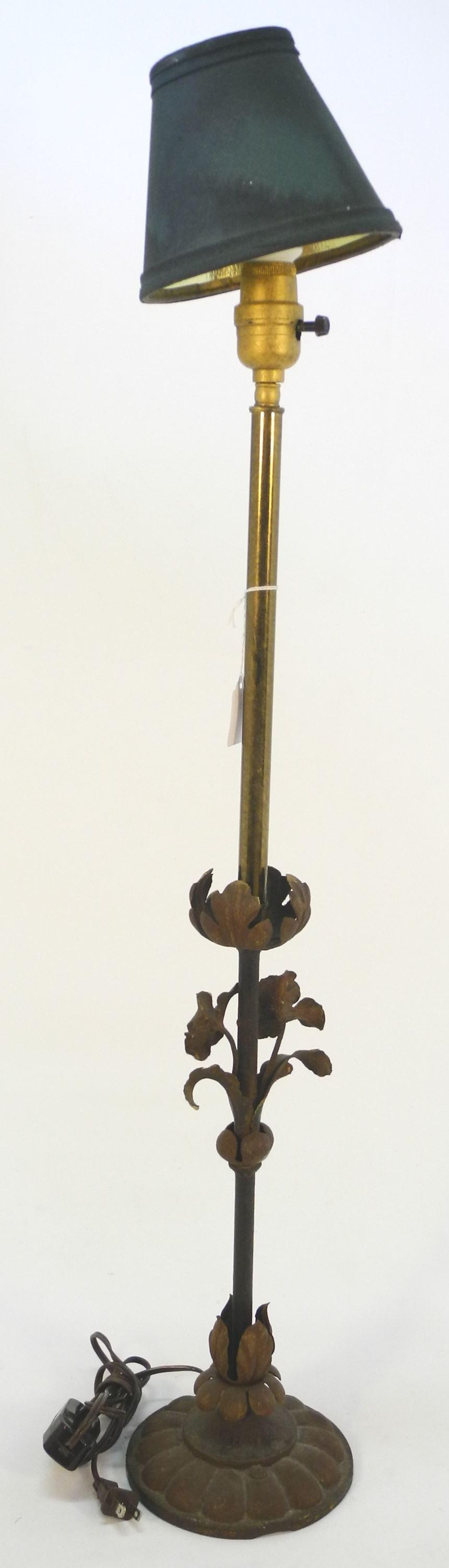 Pair of Metal Work Table Lamps, 36 1/2" High. (1 of 2)