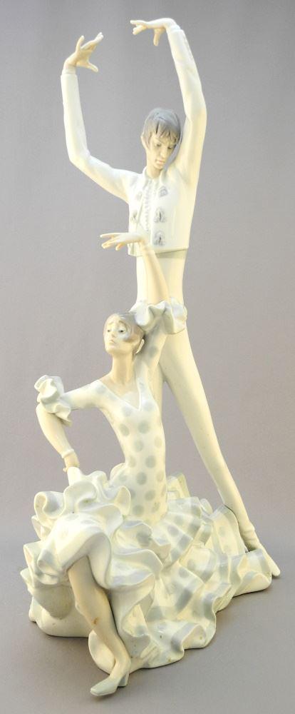 Lladro Porcelain "Ballet Dancer" Figure, 19 3/4" High. (1 of 5)