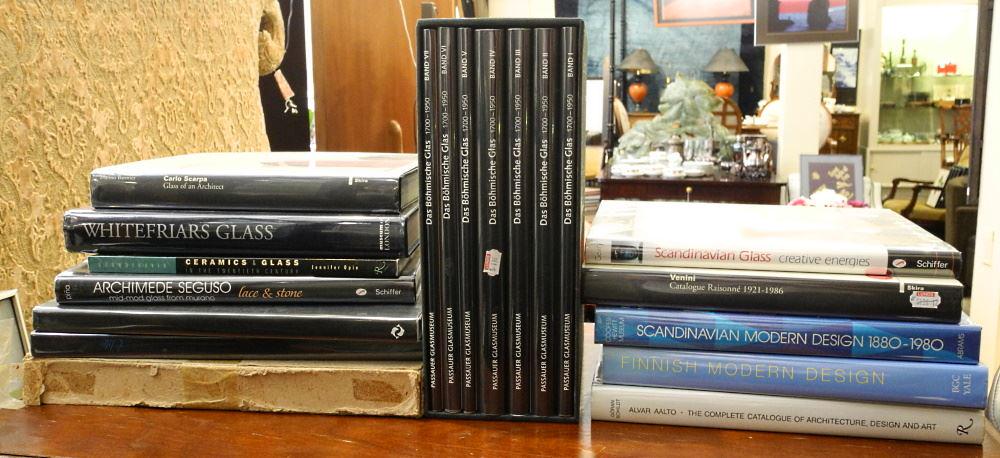 Lot of books; Modern Design, Art Glass, etc. (1 of 1)