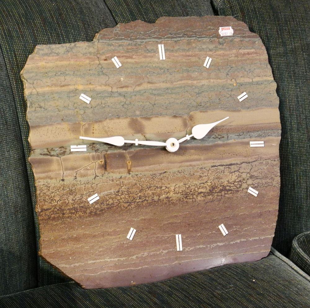 Stone Wall Clock, 14 1/2" high. (1 of 1)